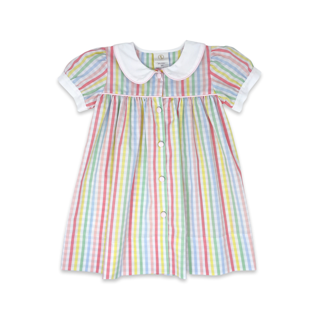 Breccan Dress - Rainbow Stripe - George & Co.
