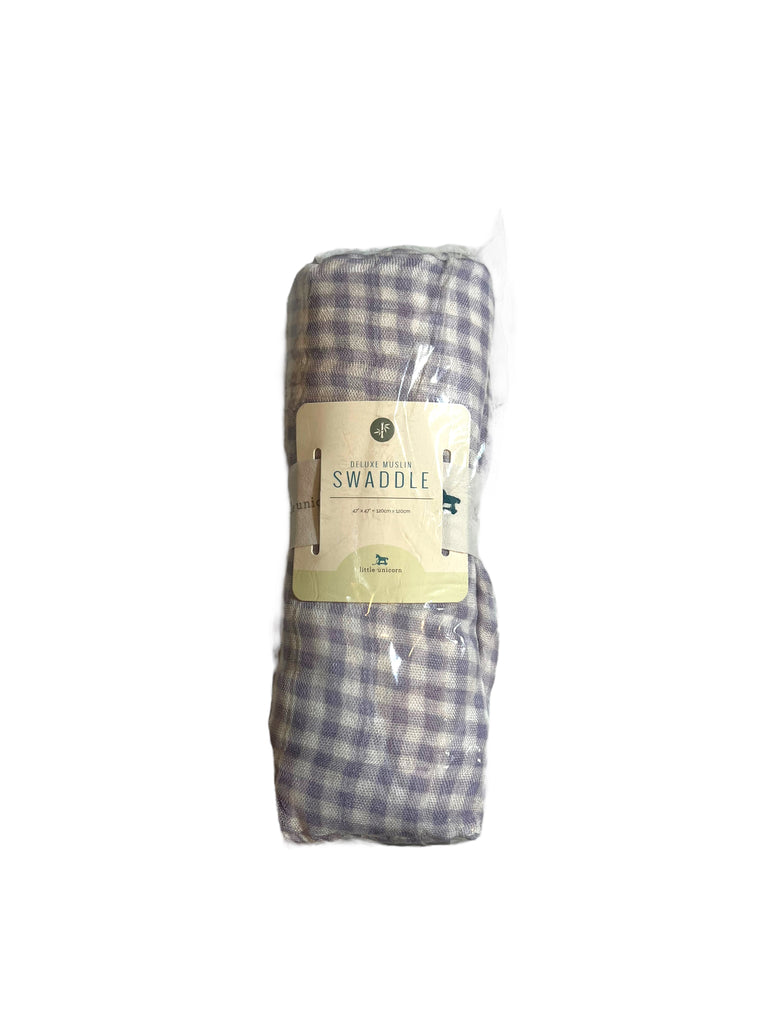 DELUXE MUSLIN SWADDLE - LAVENDER - George & Co.