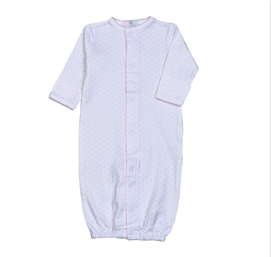 Pink Dots Pima Converter Gown - George & Co.