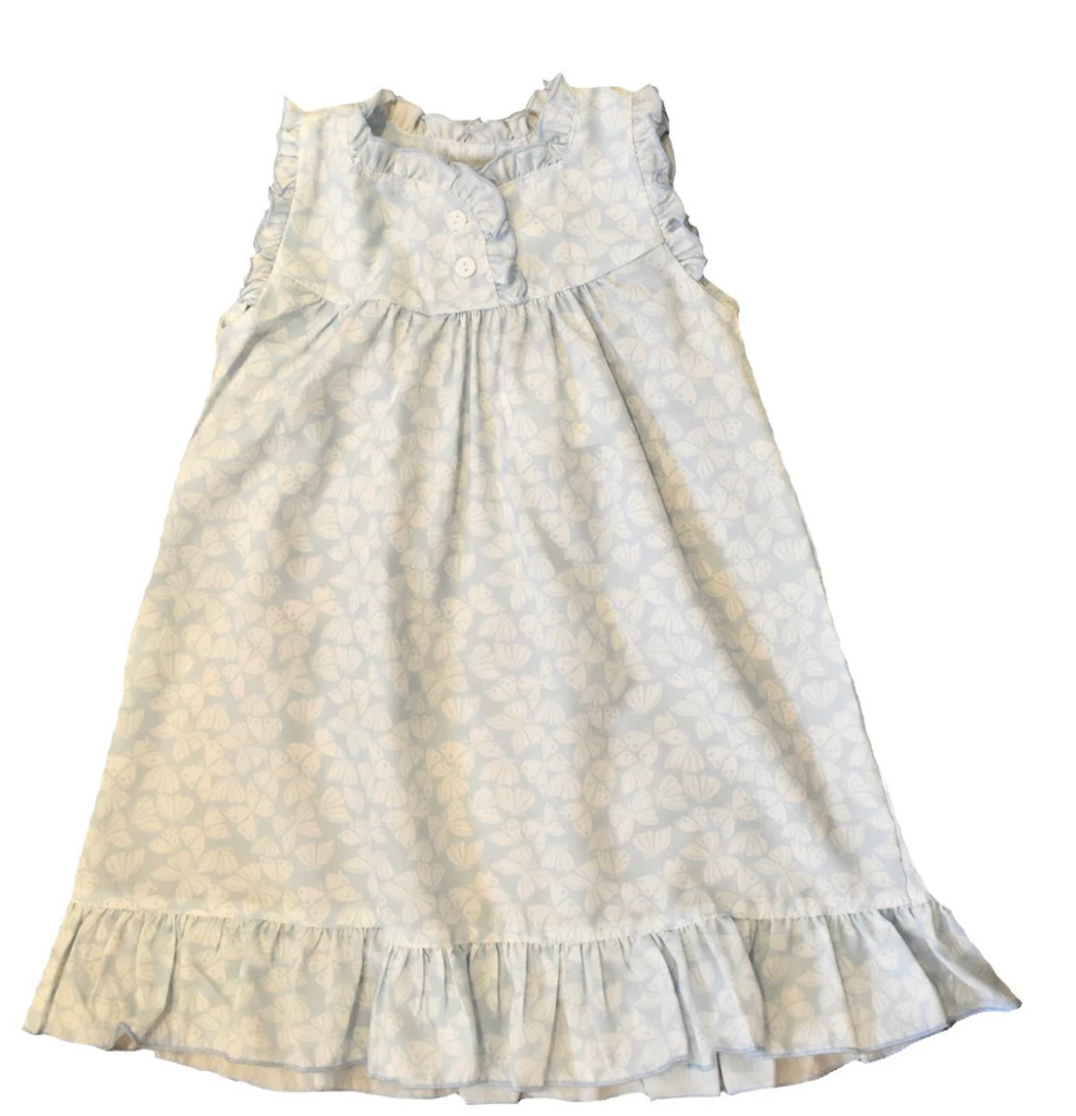 Blue Butterfly Print Nightgown - George & Co.
