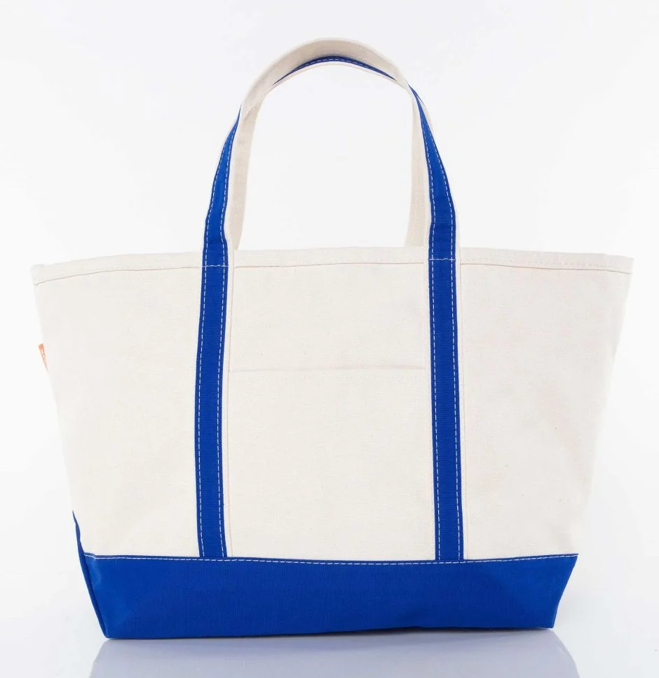Large Boat Tote - Royal Blue - George & Co.