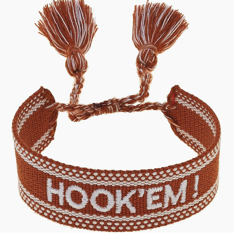 Texas Longhorn Woven Tassel Bracelet - George & Co.