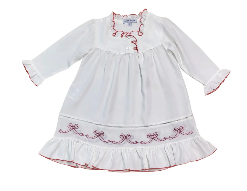 White Embroidered Gown - George & Co.