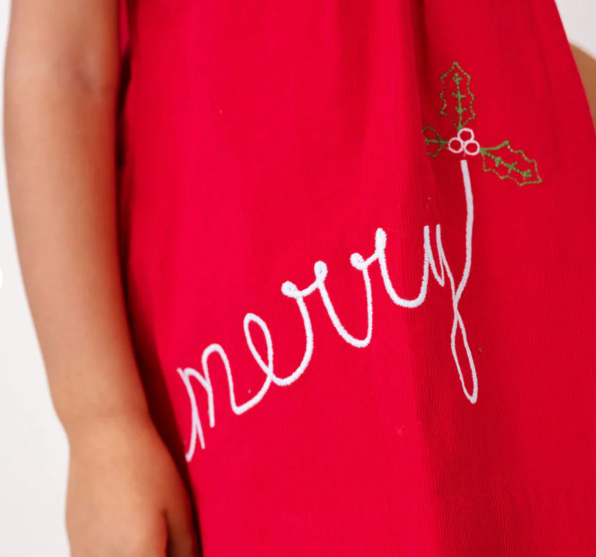 Eloise Dress - High Point Red Corduroy - George & Co.