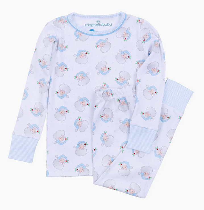Santa Baby Blue Pajamas - George & Co.