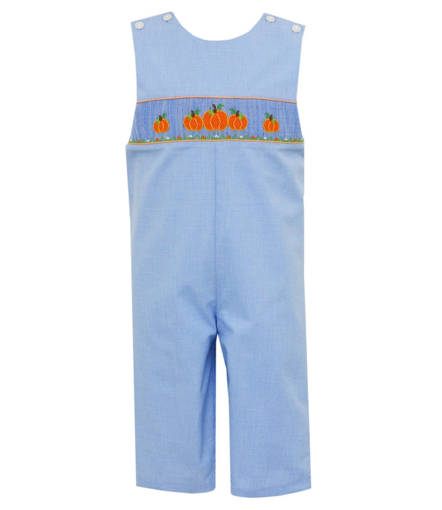 pumpkins smocked longall - Patch & Pals