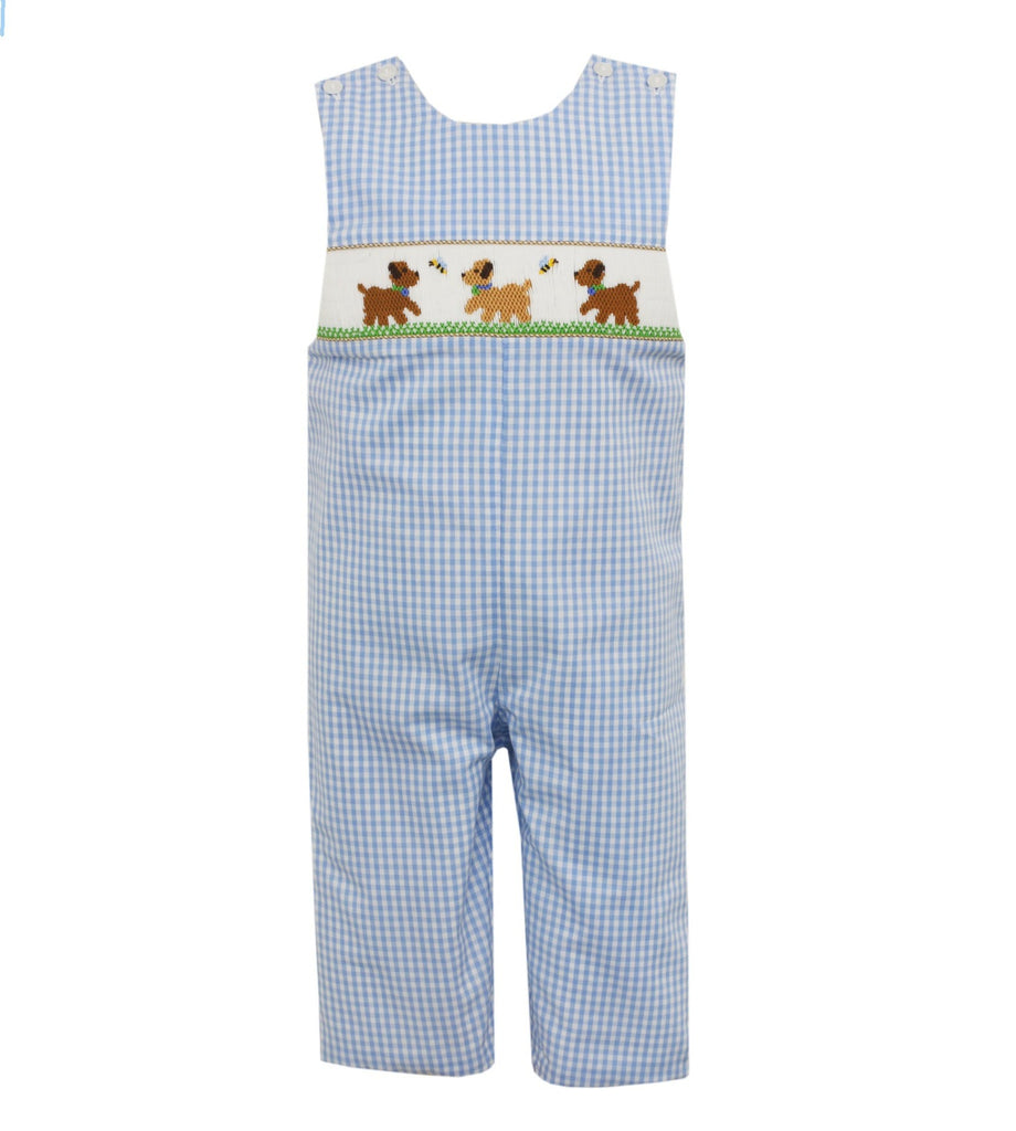 puppies smocked longall - Patch & Pals