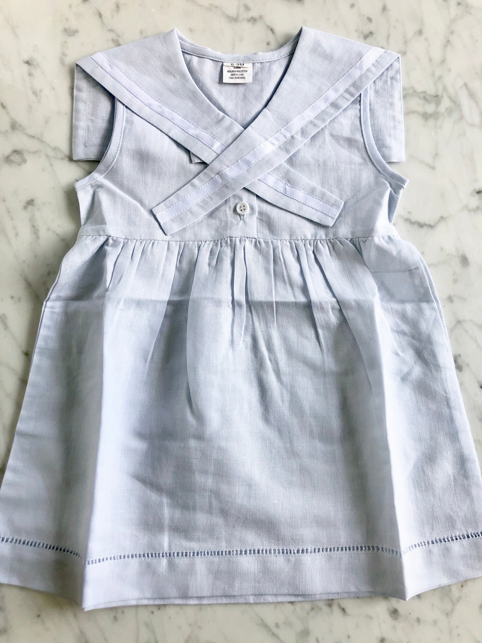 chinese dress ladies LINEN SAILOR DRESS