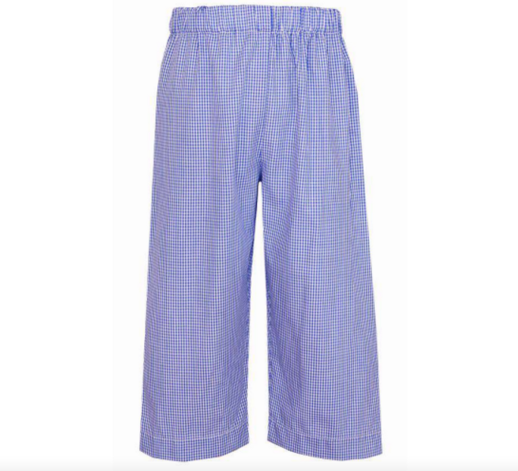 microcheck boy's pants - royal blue - Patch & Pals