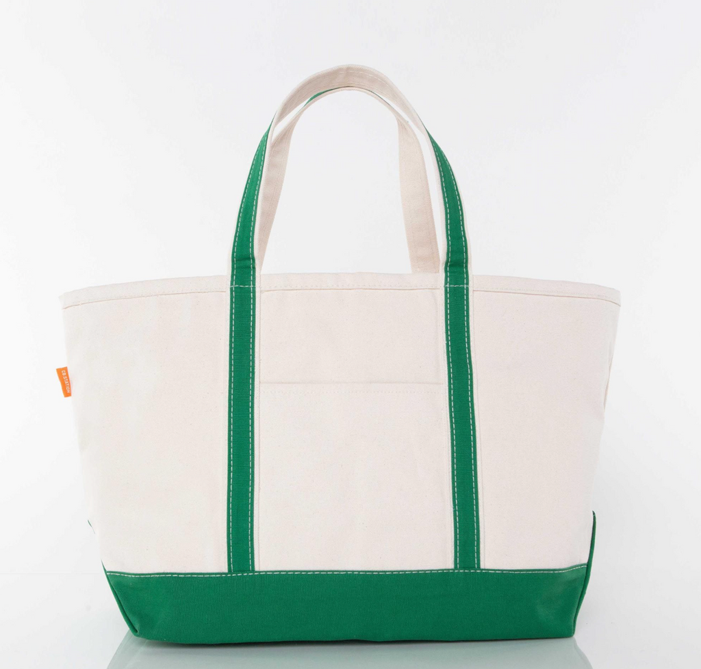 Large Boat Tote - Green - George & Co.