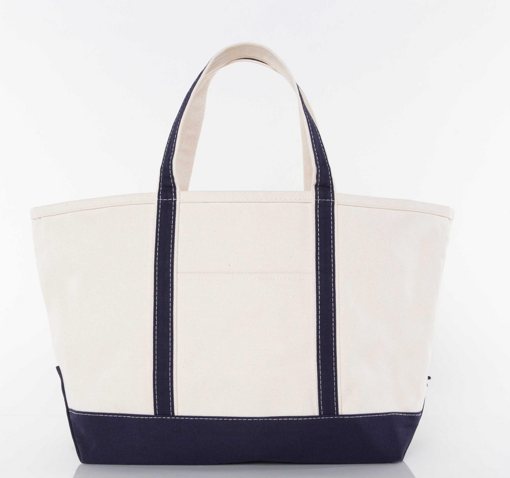 Large Boat Tote - Navy - George & Co.