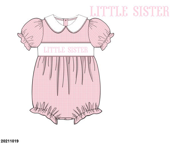 Little Sister Smocked Bubble - George & Co.