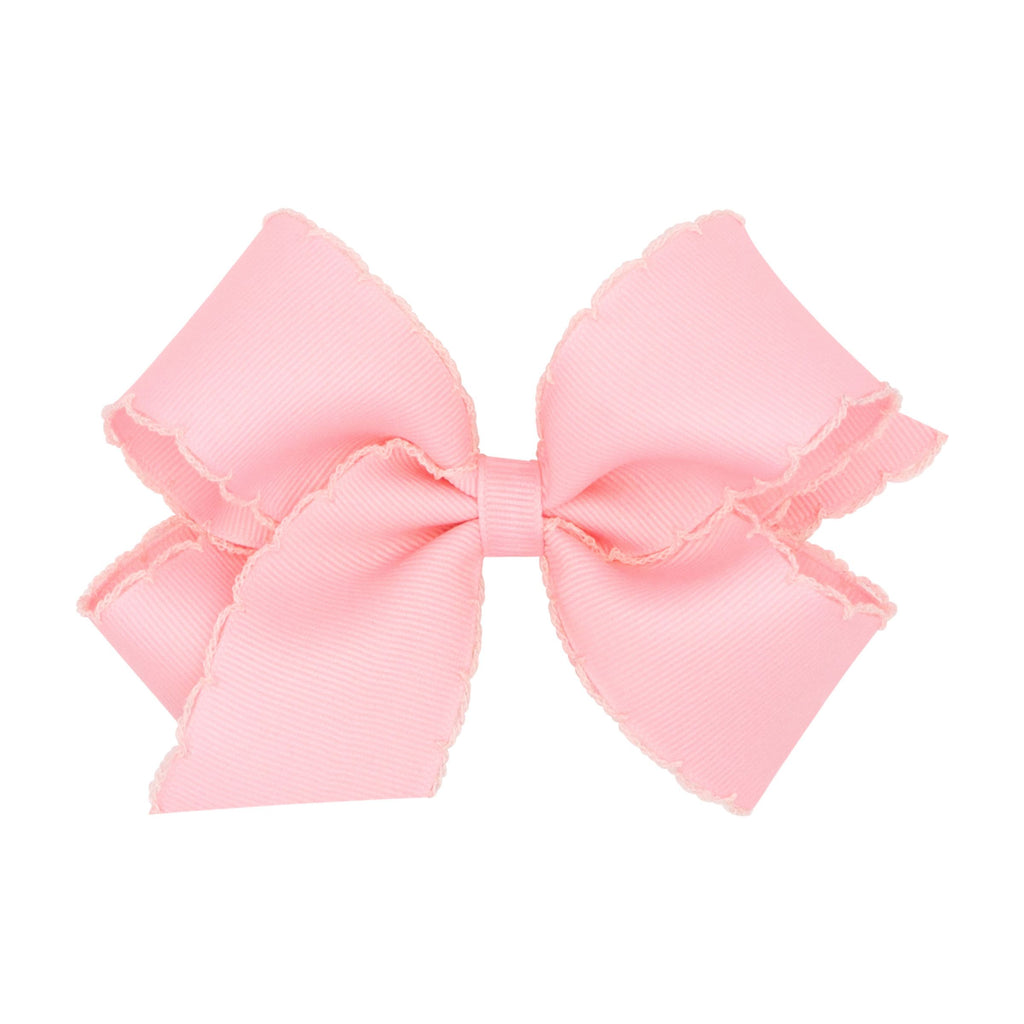 king moonstitch bow - light pink with light pink - Made by McNamara